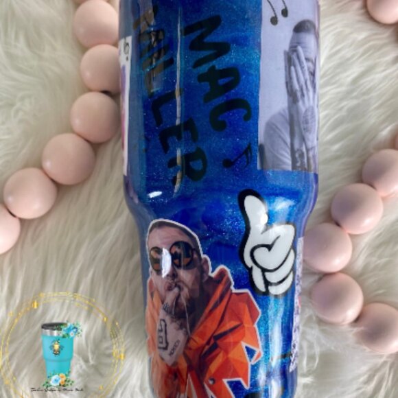 Mac Miller Epoxy Glitter Tumbler - Picture 3 of 6